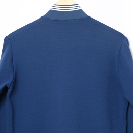 60s Vintage adidas Ventex Collarless Track Jacket Early World Mark Navy（Made in France）