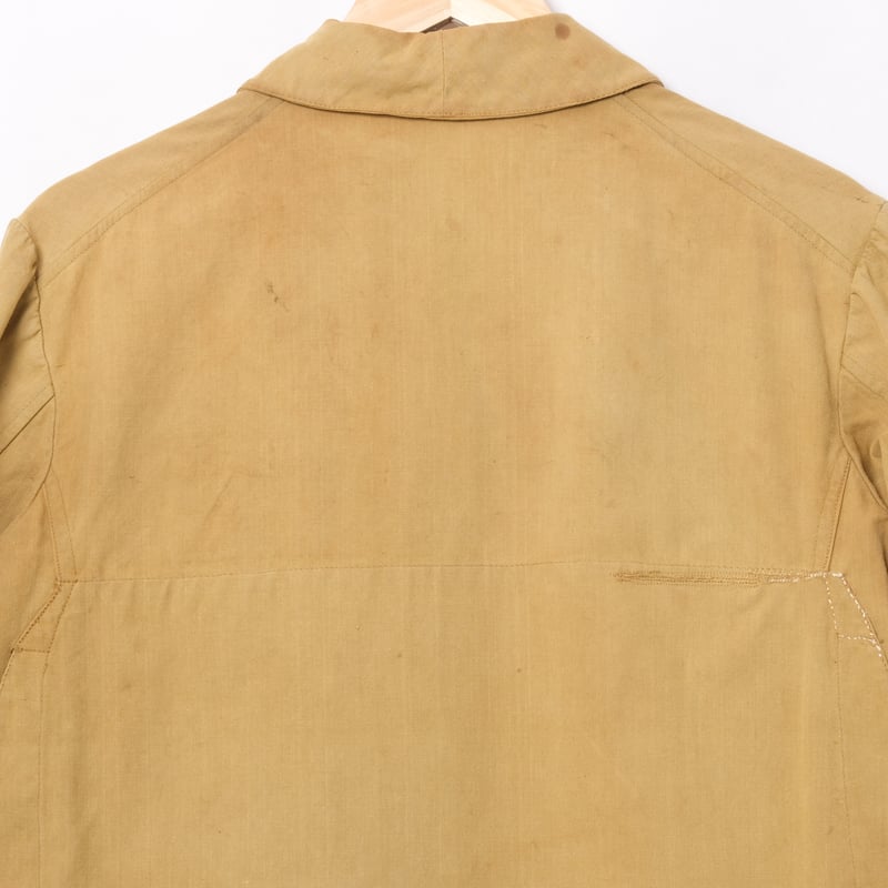 20-30s France Vintage Cotton Hunting Jacket | U