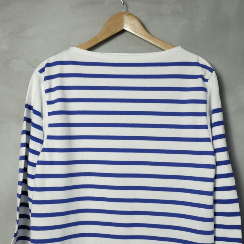 フランス軍　海軍　ボーダーシャツ(バスクシャツ) 実物　官給品　希少サイズ フランス軍海軍ボーダーバスクシャツ(USED品) KWT1 | デポ・リュテス