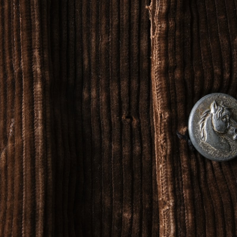 40-50s French Vintage Corduroy Hunting Jacket |