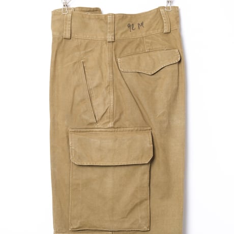 French Army M47 Trousers Early 比翼 Metal Button Size 80L