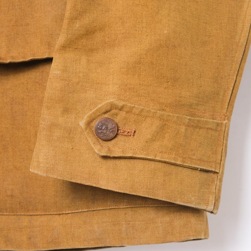 30-40s France Vintage SOMLYS Linen Hunting Jack