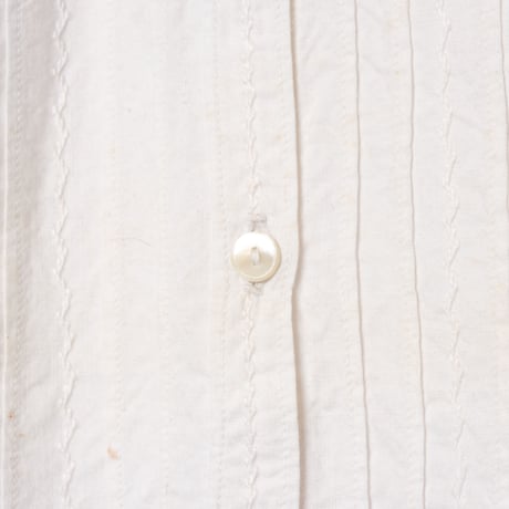Early 1900s France Antique Cotton Blouse 2