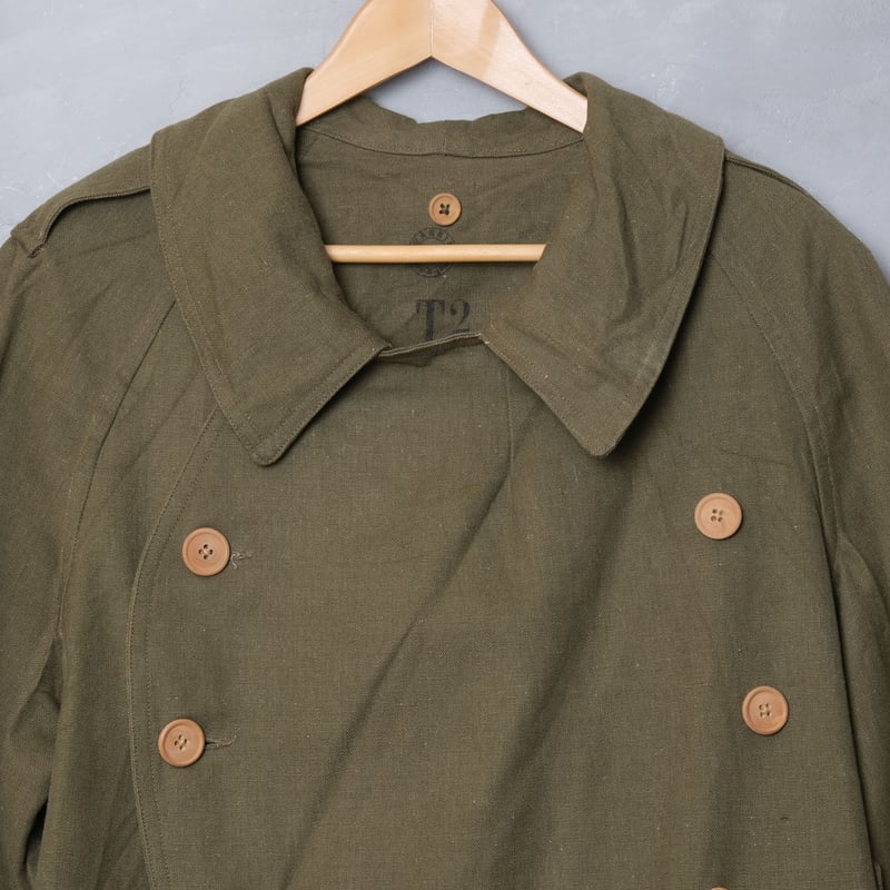 French Army M Motorcycle Coat 2nd Wood Butto