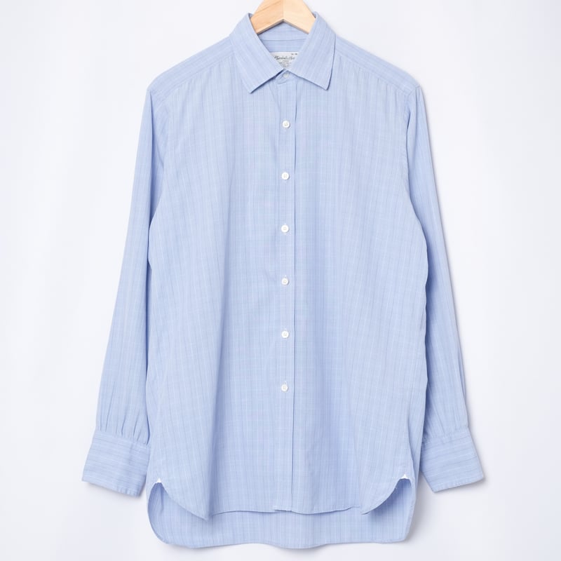 90s Turnbull&Asser Sea Island Cotton Checked sh