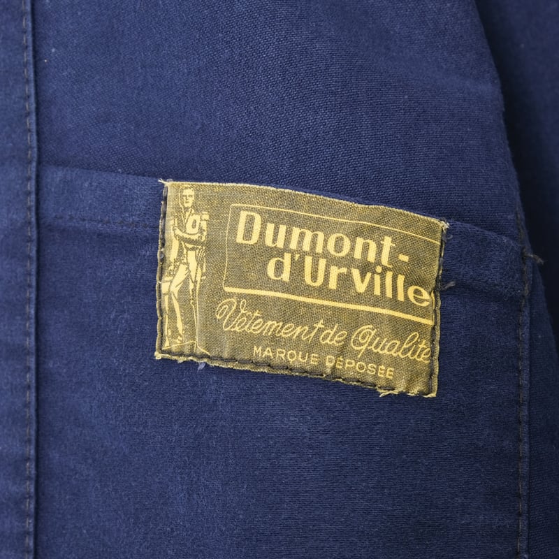50-60s France Vintage Dumont d'Urville Blue M 50-60s France Vintage Dumont d'Urville Blue M