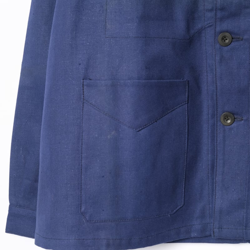 40s ワークジャケット コットンツイル ウッドボタン vintage 40s ワークジャケット コットンツイル ウッドボタン vintage