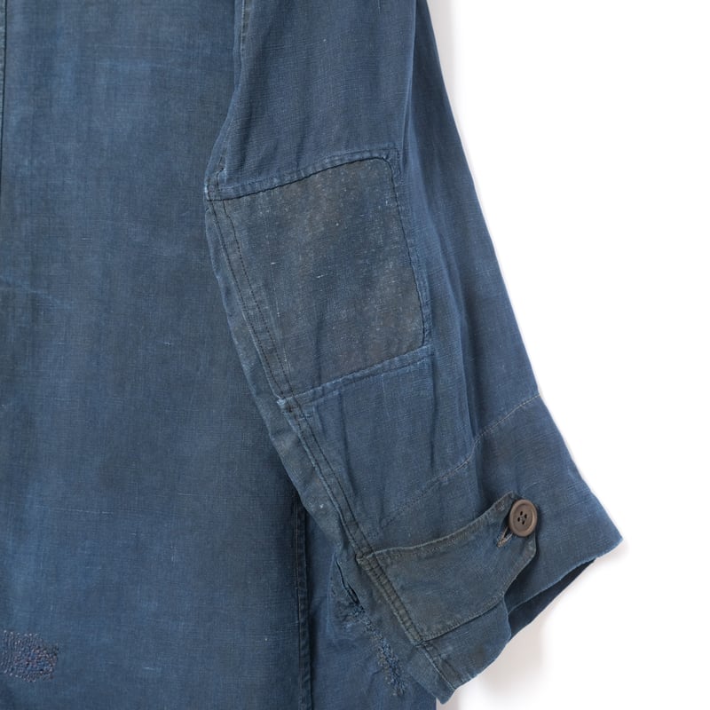 30-40s France Vintage Indigo Linen Maquignon 30-40s France Vintage Indigo Linen Maquignon