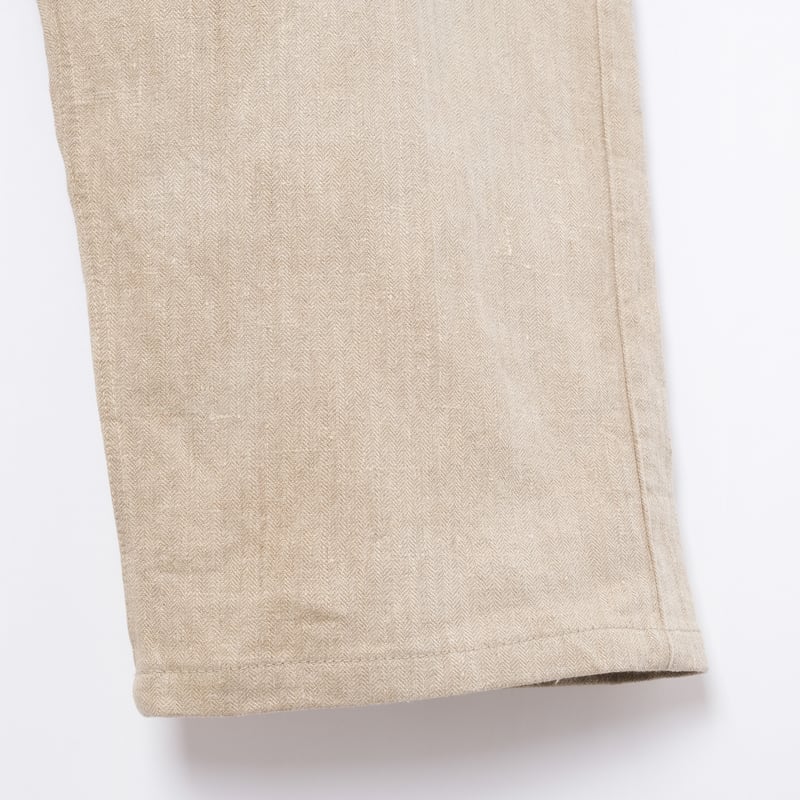 30s French Army Ecru Linen HBT Bourgeron Trouse