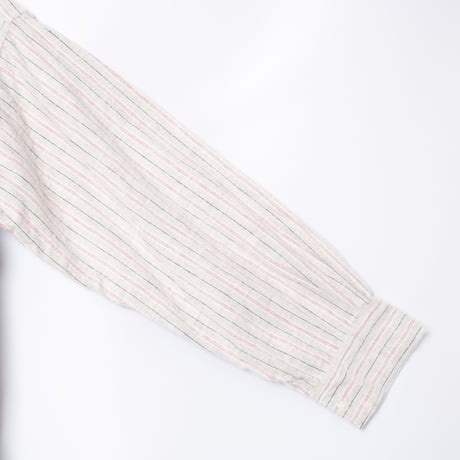 30-40s France Vintage Granpa Striped Shirt