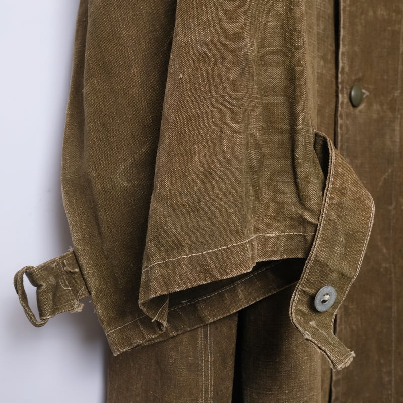 French Army M35 Motorcycle Coat Linen Size 2 