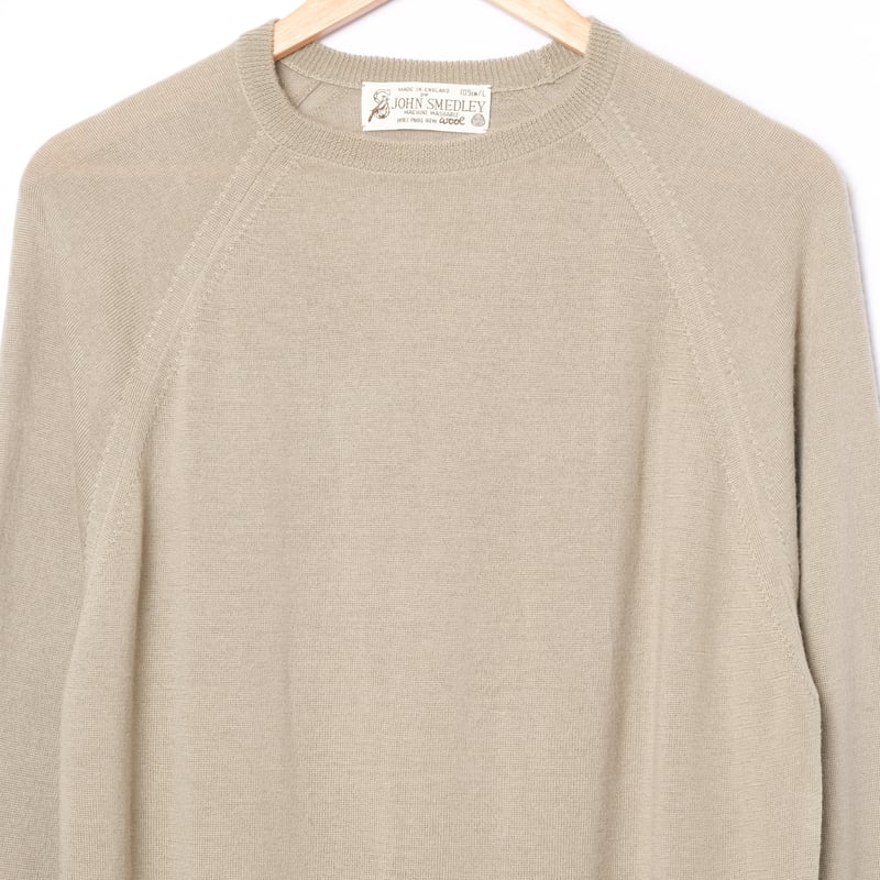 70s JOHN SMEDLEY Merino Wool Knit Pullover（Made