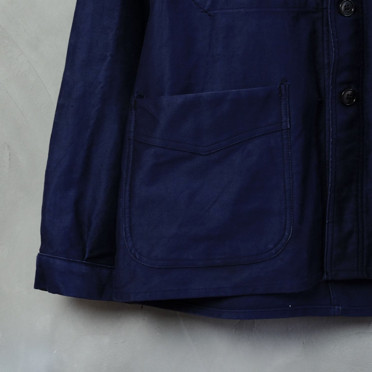 アドルフラフォン　モールスキン　フレンチワークジャケット　M〜L DEADSTOCK】 Adolphe Lafont Moleskin Jacket - 57 Rue de Rome