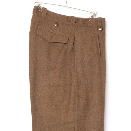 50s French Army Wool Trousers Size 32 Dead Stock