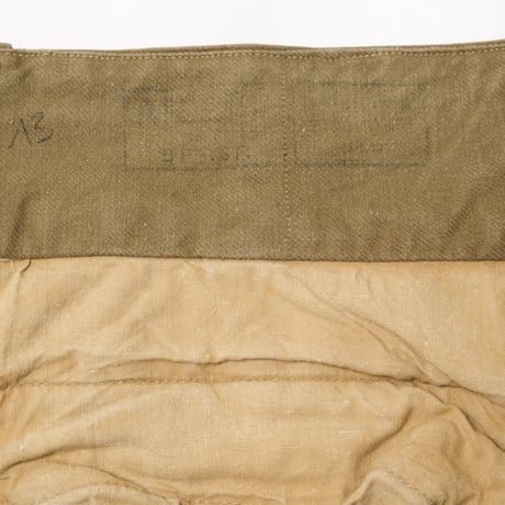 French Army M47 Trousers Early 比翼 Metal Button Size 13-4