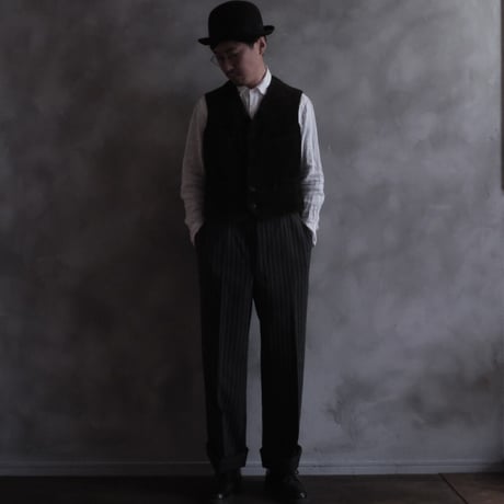 30-40s French Vintage  Corduroy Vest