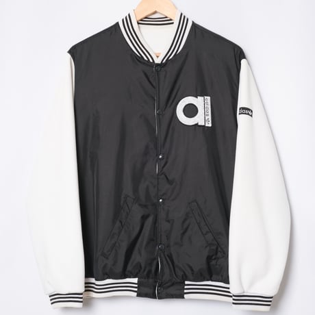90s Vintage adidas Blouson Black × White
