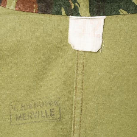French Army Lizard Camouflage HBT Parachute Jacket Size 32