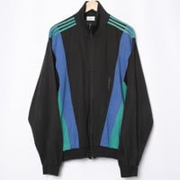 80s Vintage adidas Ventex Knit Track Jacket Black （Made in France)