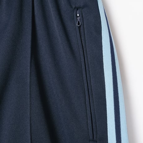 70-80s Vintage adidas Ventex Track Trousers Navy × Light Blue (Made in France)