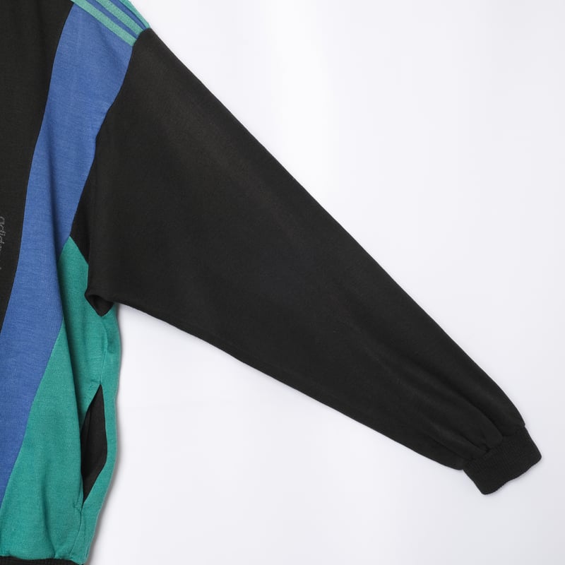 80s Vintage adidas Ventex Knit Track Jacket Bla