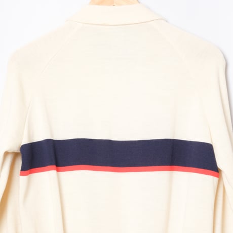 70-80s Vintage adidas Track Jacket White Navy & Red Line (Made in West Germany)