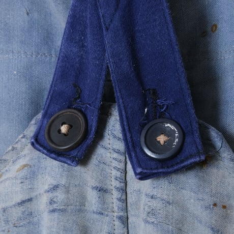 30s Le Mont St Michel  French Work Overalls
