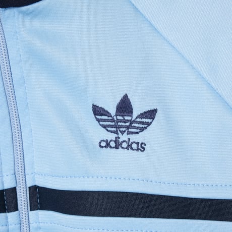 70-80s Vintage adidas Ventex Track Jacket Model  First Right Blue×Navy (Made in France) 174-1