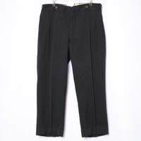30-40s France Vintage Wool Black Trousers