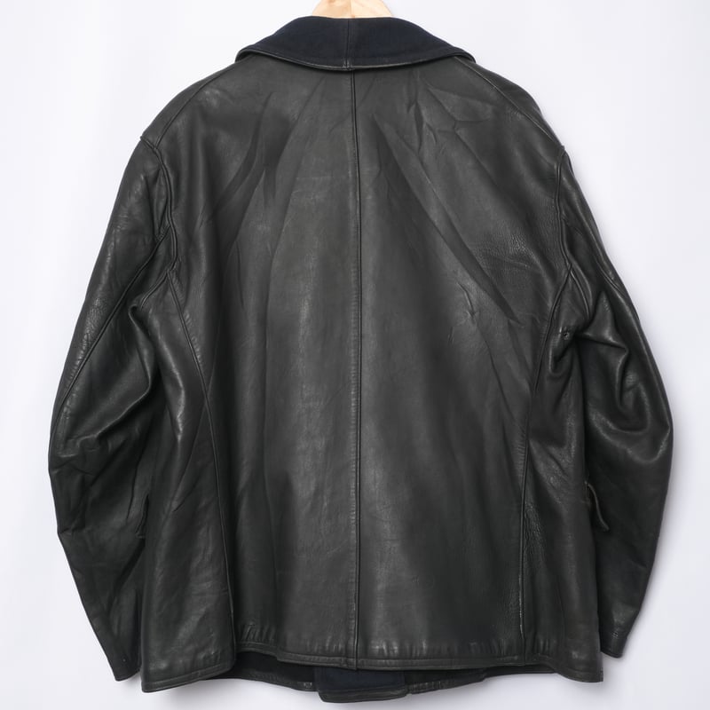 40-50s France Vintage Le Kléber Leather Jacket