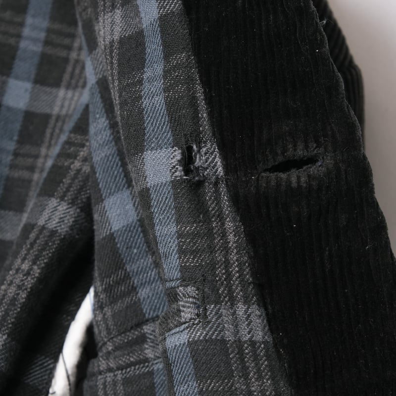 40-50s France Vintage Black Corduroy Jacket | U 40-50s France Vintage Black Corduroy Jacket | U