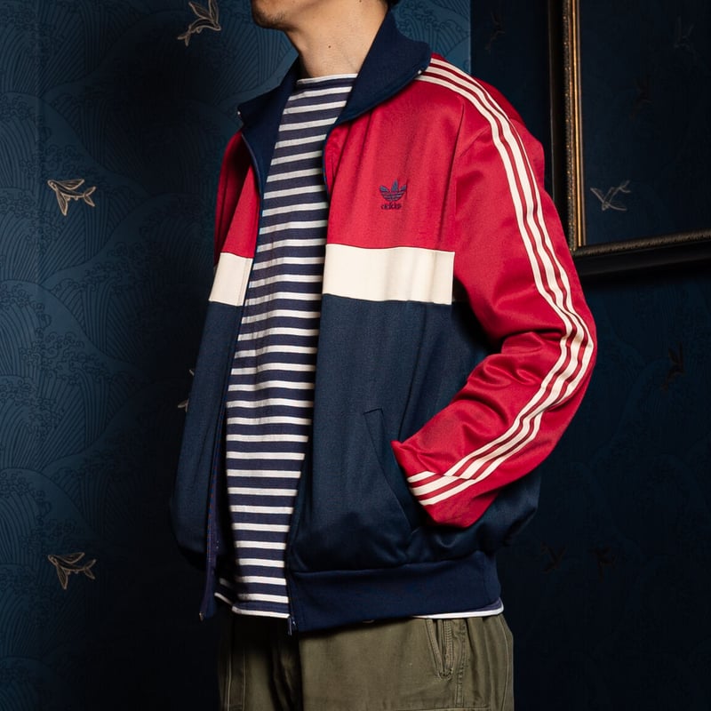 70-80s Vintage adidas Ventex Track Jacket Red×W