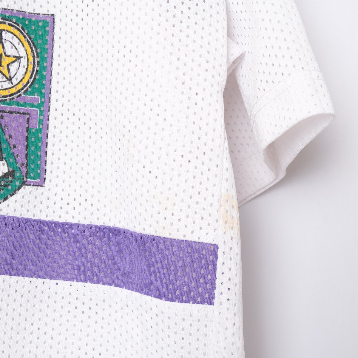 80s Vintage adidas Mesh T-shirt（Made in France）