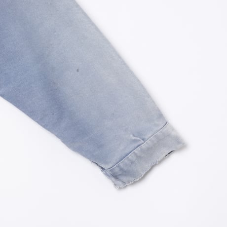 50s France Vintage Adolphe Lafont Blue Moleskin Work Jacket