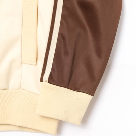 70s Vintage adidas Ventex ATP Ivory ×Brown Track Jacket (Made in France)