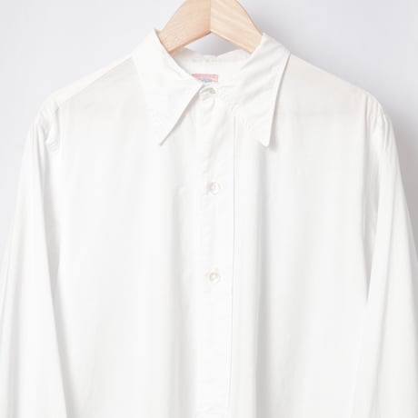 40-50s France Vintage ConChon Quinette AVION Cotton Dress Shirt
