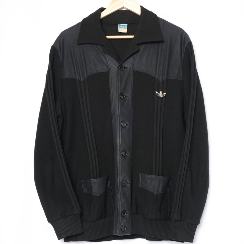 70-80s Vintage adidas EIN SCHWAHN Button Knit 70-80s Vintage adidas EIN SCHWAHN Button Knit