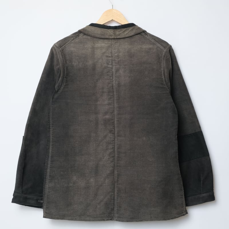 30-40s Le Mont St Michel Black Moleskin Jacket 30-40s Le Mont St Michel Black Moleskin Jacket