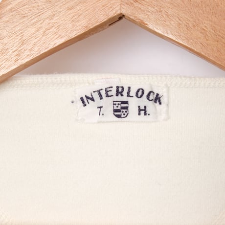50-60s Euro Vintage Henry Neck Shirts Dead Stock