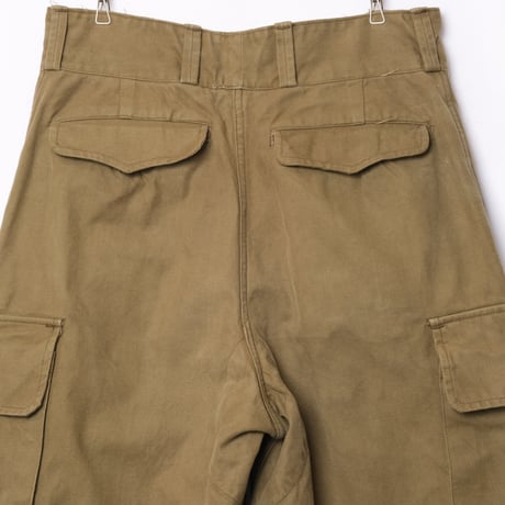 French Army M47 Trousers Early 比翼 MetalButton Size 80L