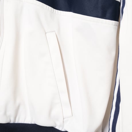 70-80s Vintage adidas Ventex Track Jacket Model  First White×Navy (Made in France)