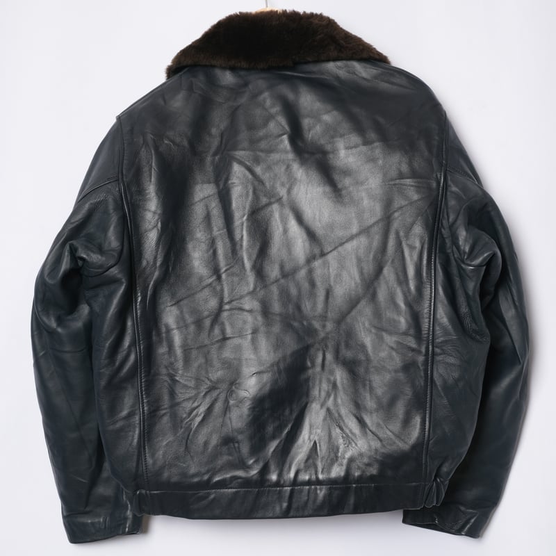 70s-80s French Army Pilot Leather Jacket Size 1 70s-80s French Army Pilot Leather Jacket Size 1