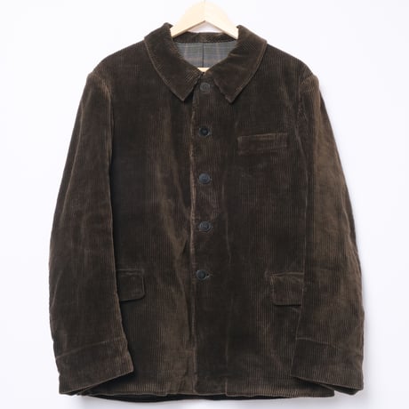 30-40s  Le Mont St Michel Brown Corduroy  Jacket