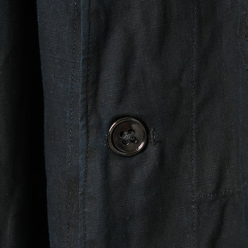 40s France Vintage Indigo Linen Maquignon Coa 40s France Vintage Indigo Linen Maquignon Coa