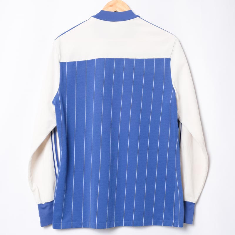 70-80s Vintage adidas Ventex Game Shirt Blue ×