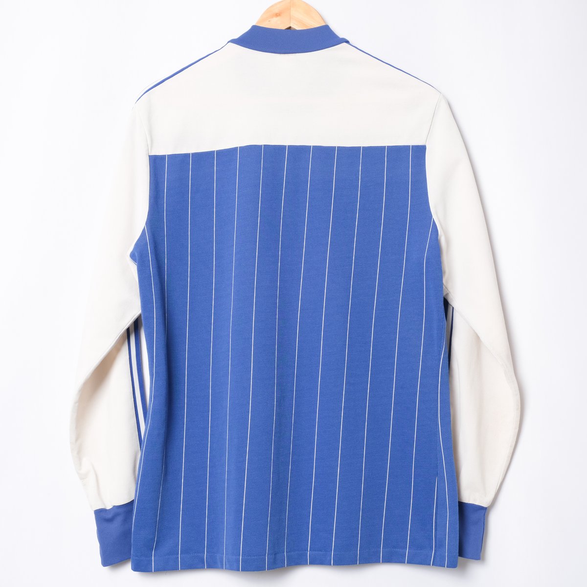 70-80s Vintage adidas Ventex Game Shirt Blue ×