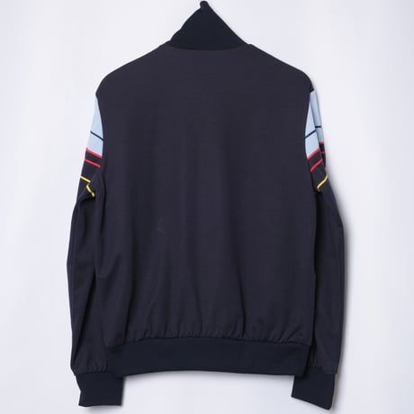 70-80s Vintage adidas Ventex Track Jacket Navy × Light Blue（Made in France)