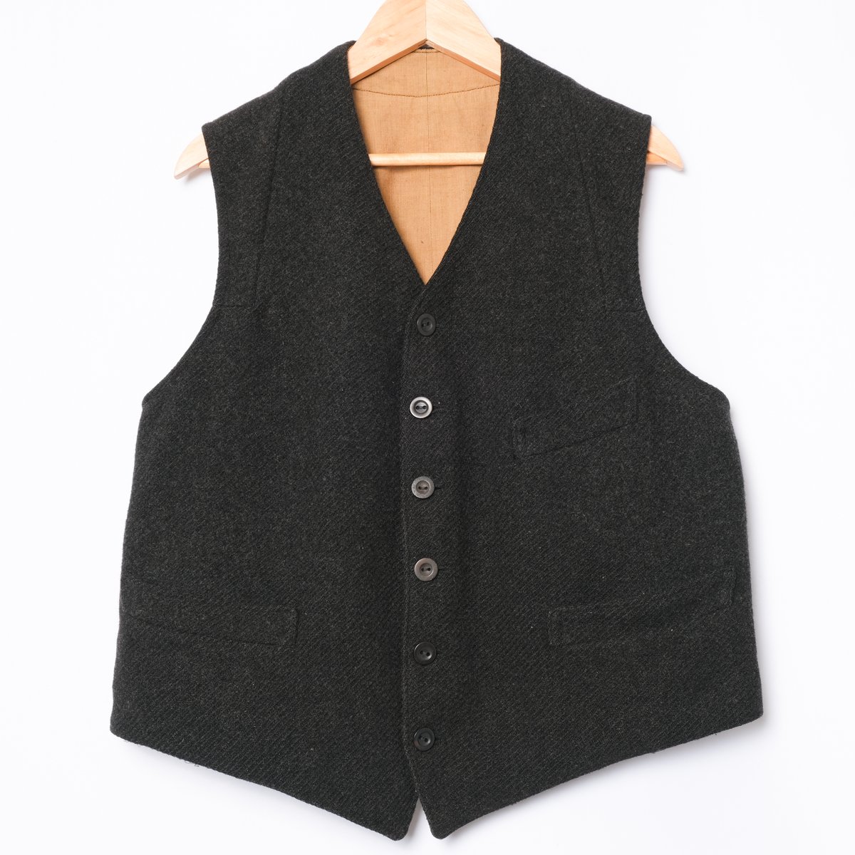 30-40s France Vintage Wool Gilet | Ugla パンと古着と本