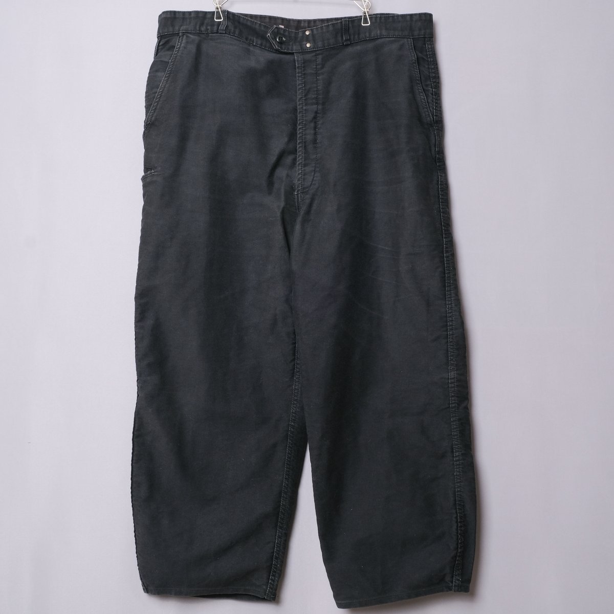 50s LE TALIVAN'N - Black Moleskin Pants 50s LE TALIVAN'N - Black Moleskin Pants
