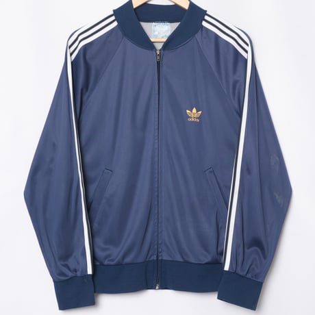 70s Vintage adidas Ventex ATP Track Jacket Navy (Made in France)